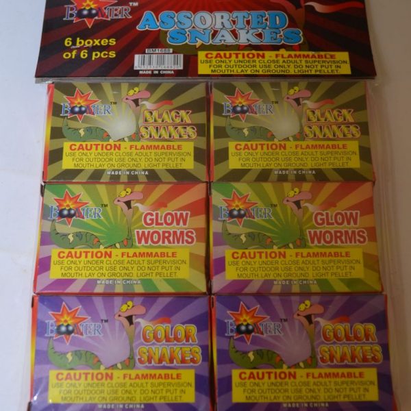 Novelty Fireworks – Assorted Snakes (1)